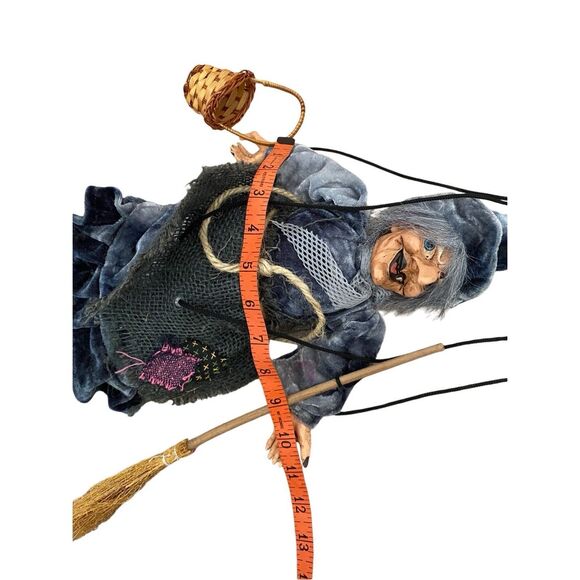 Witch Halloween String Puppet Porcelain Spooky Horror Decoration - Picture 9 of 10
